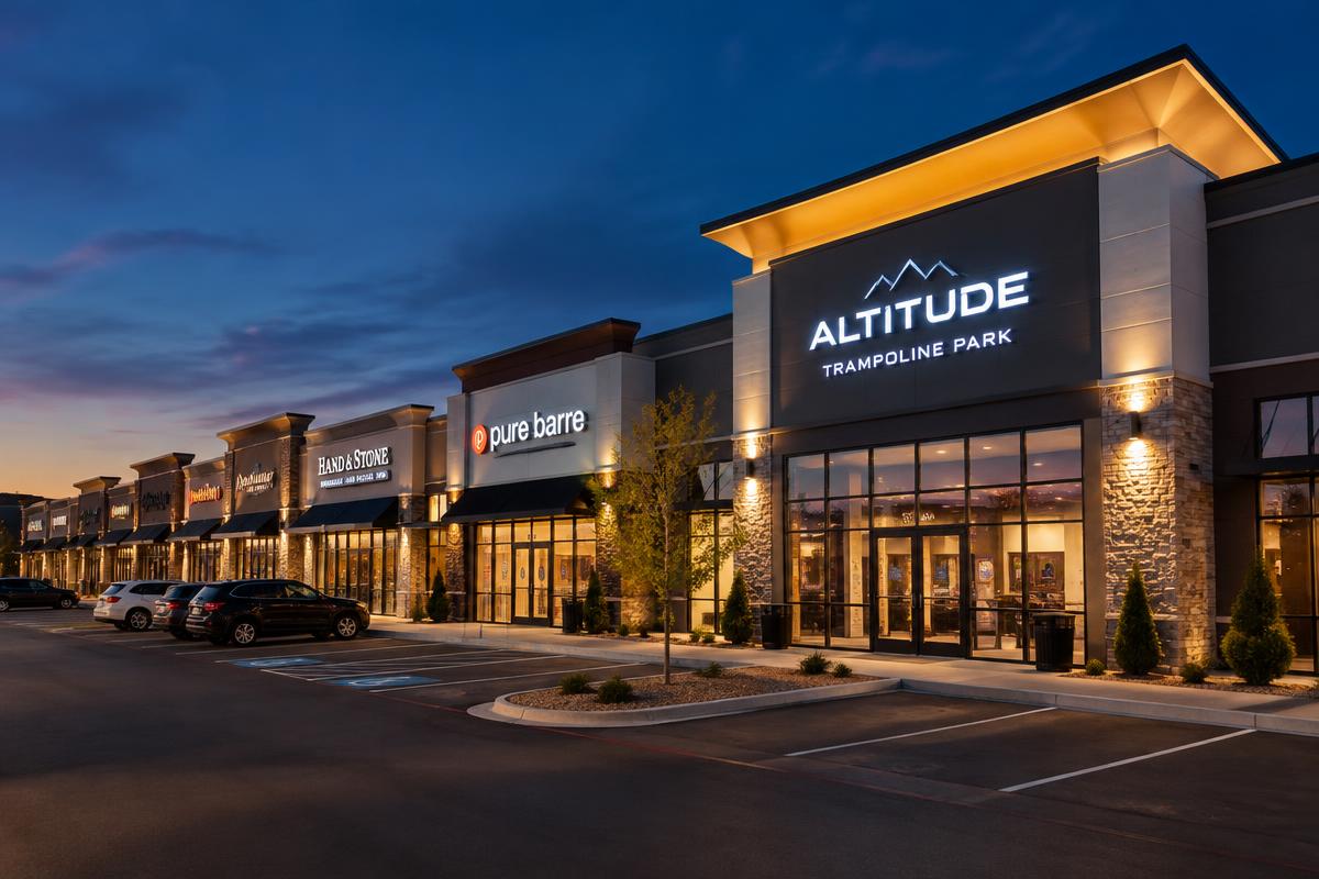 Retail shopping center in the Oklahoma City metro